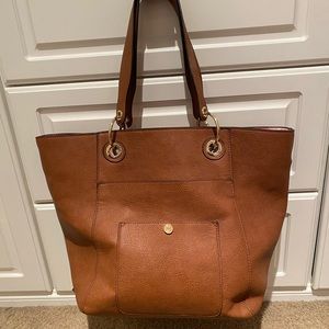 BROWN LEATHER STEVE MADDEN PURSE